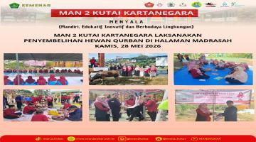 MAN 2 Kukar Laksanakan Penyembelihan Hewan Qurban